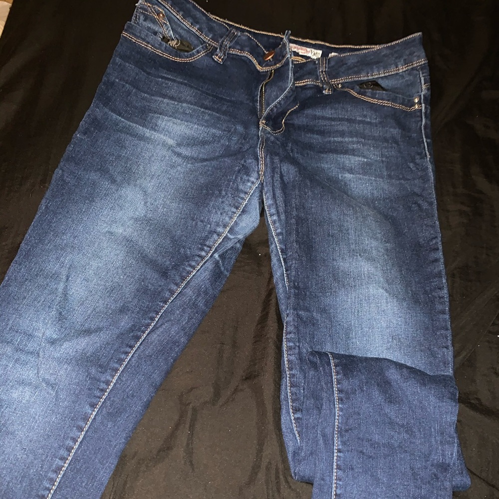 Dark Wash Denim Jeans (Wanna Better Butt?)